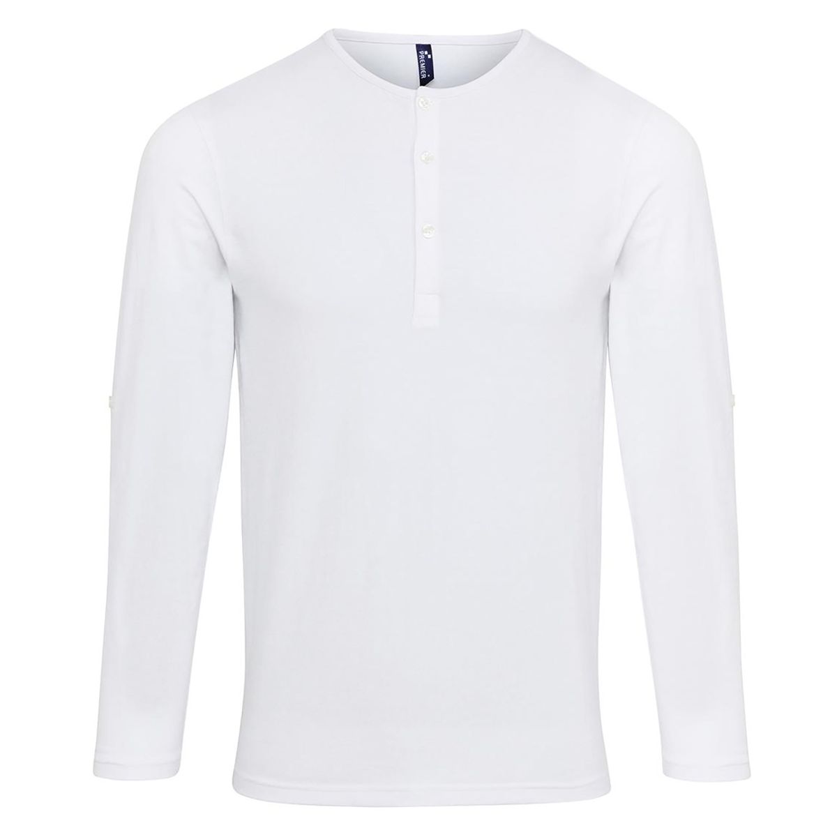 Herren Henley Langarmshirt