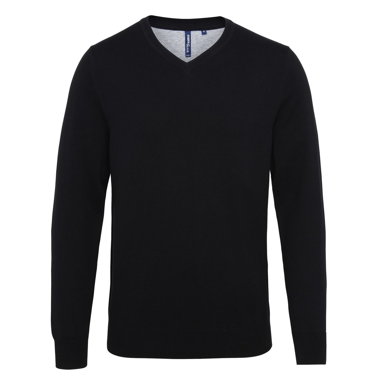 Klassischer Baumwollreicher V-Ausschnitt Pullover
