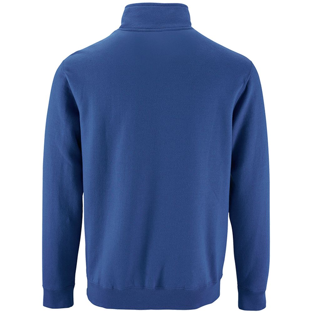 Fleece-Pullover mit Kontrast-Reißverschluss