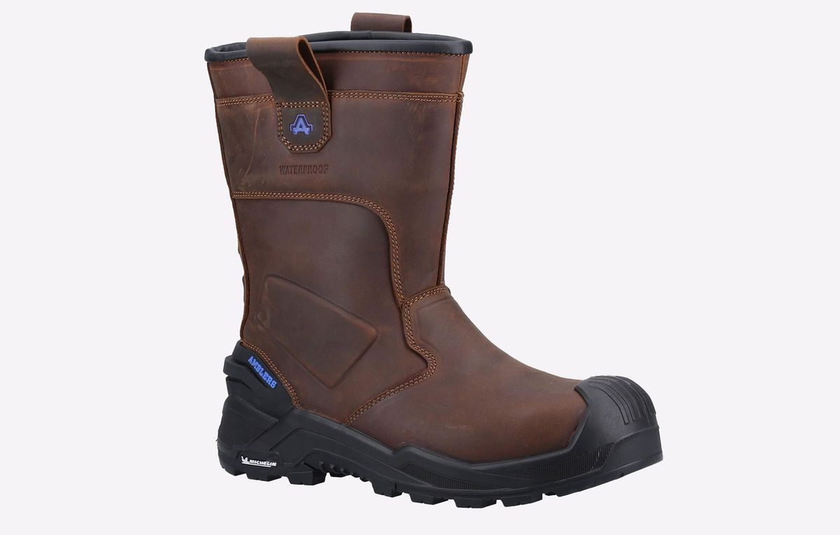 Wasserdichte Leder-Sicherheitsstiefel für Rigger