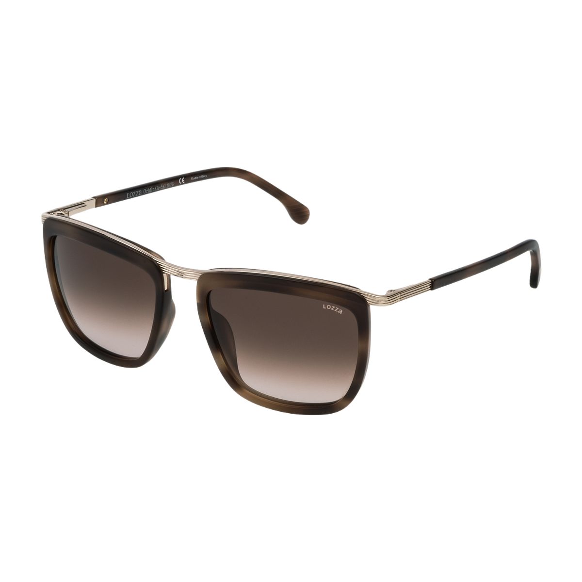 Klassische Sonnenbrille mit Schildpattmuster