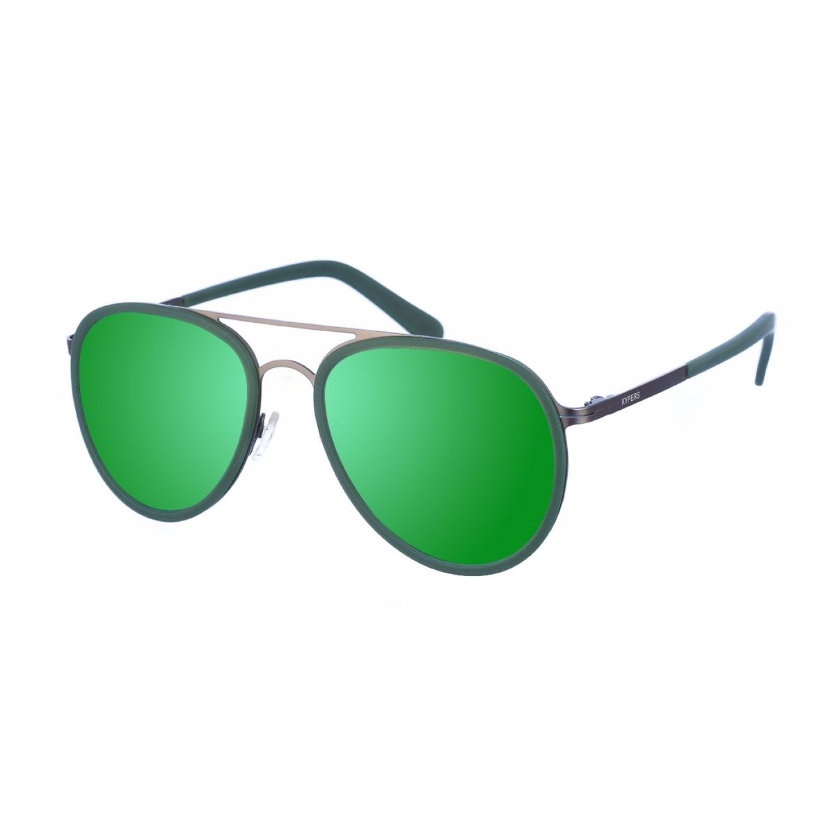 Blaue Pilotenbrille mit Metallrahmen