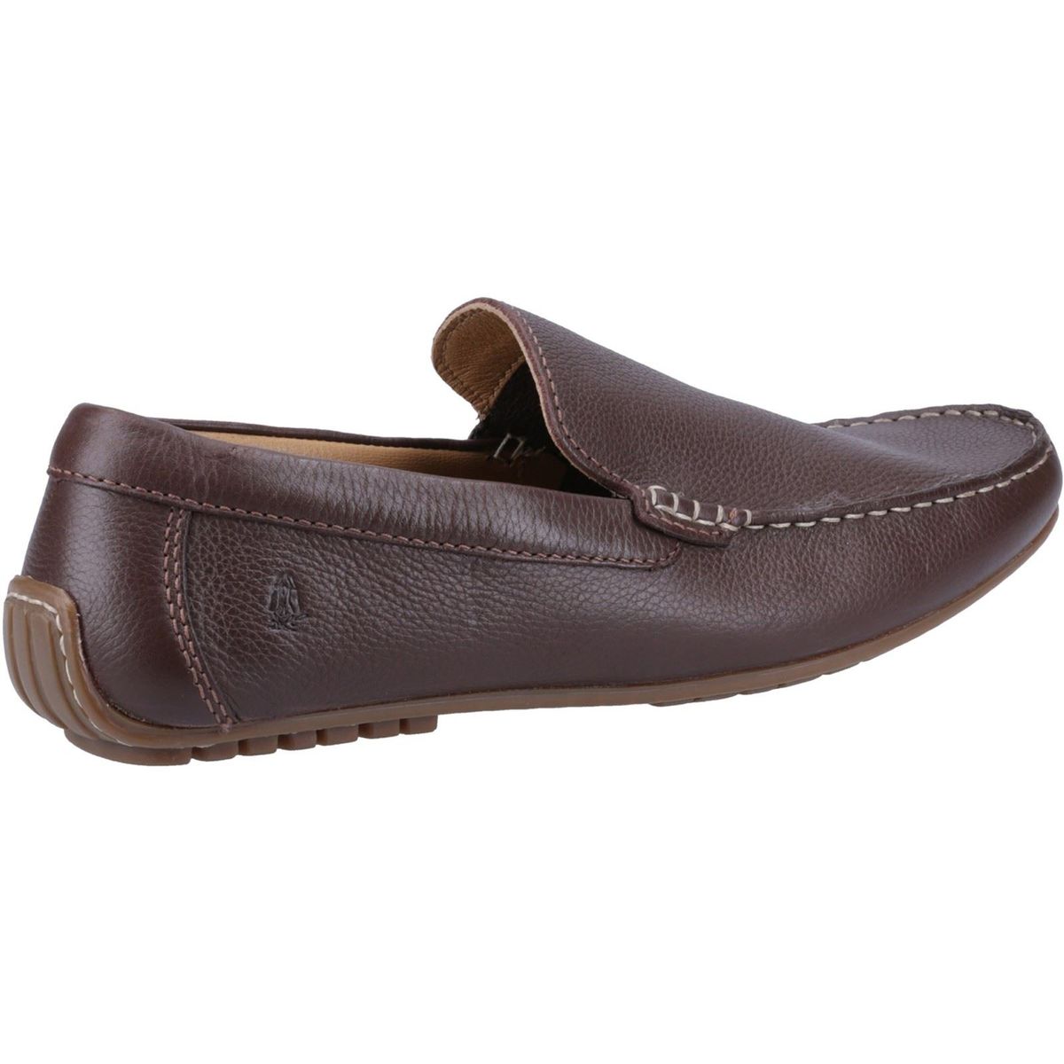 Klassische Driver-Loafer aus genarbtem Leder