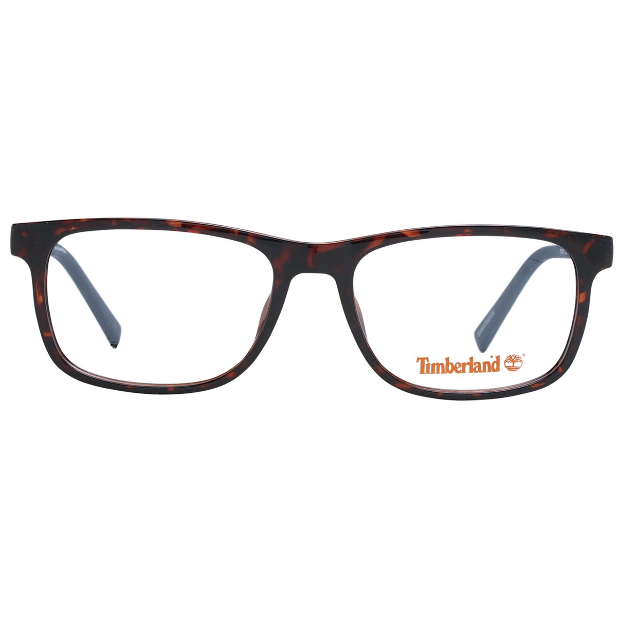 Klassische rechteckige Brille in Schildpatt-Optik