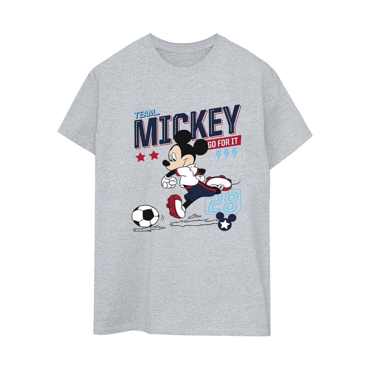 Team Mickey Fußball Grafik T-Shirt