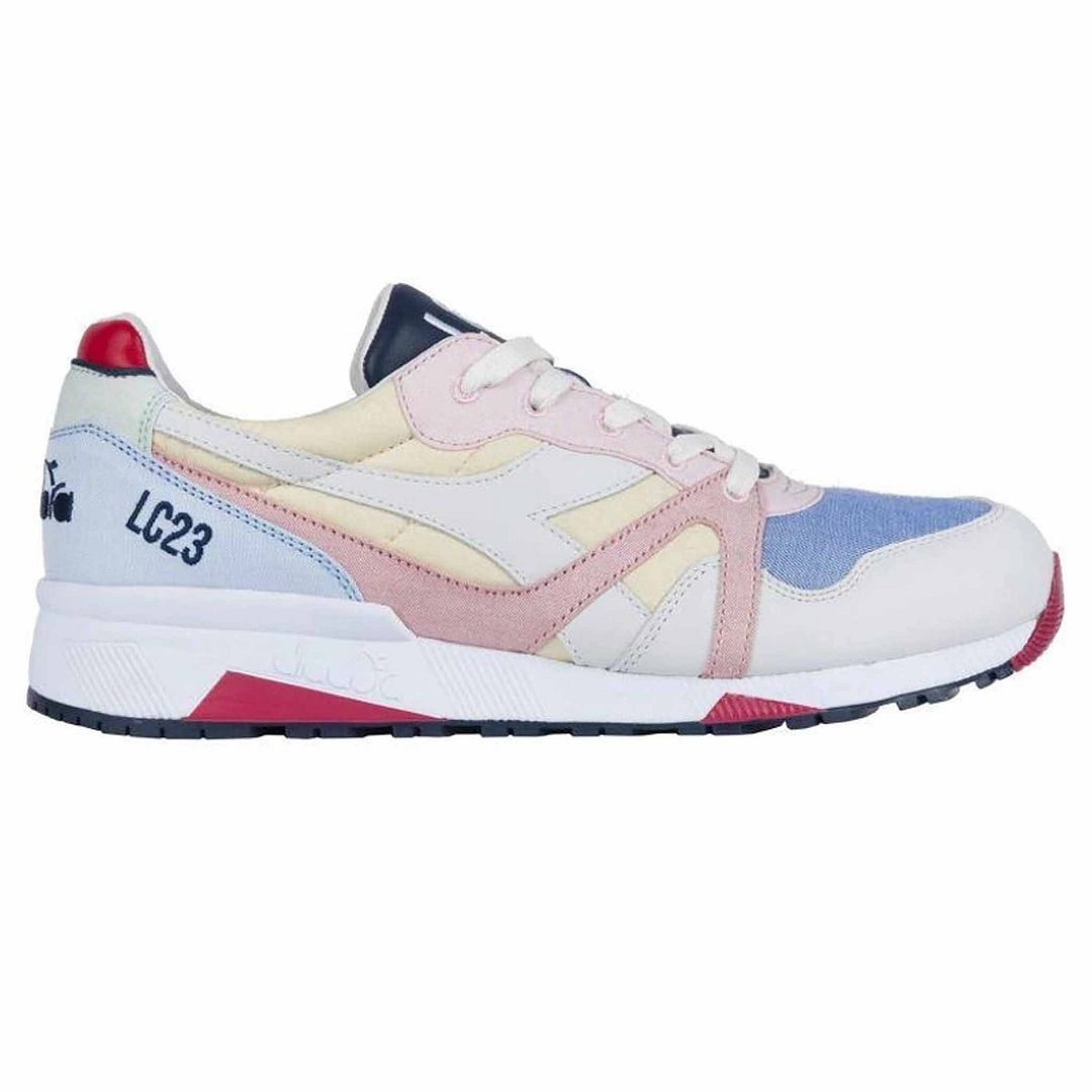Mehrfarbige N9000 Laufschuhe mit Farbblock