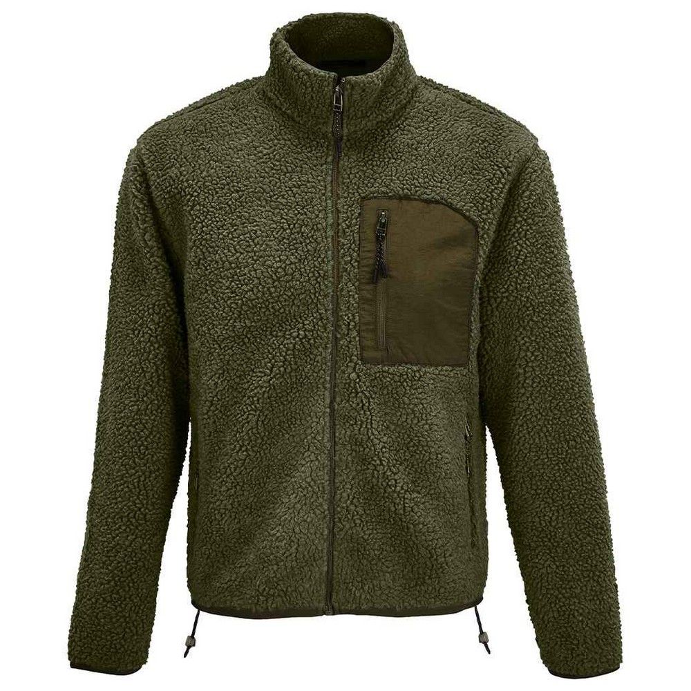 Sherpa Fleece Jacke mit Reißverschluss