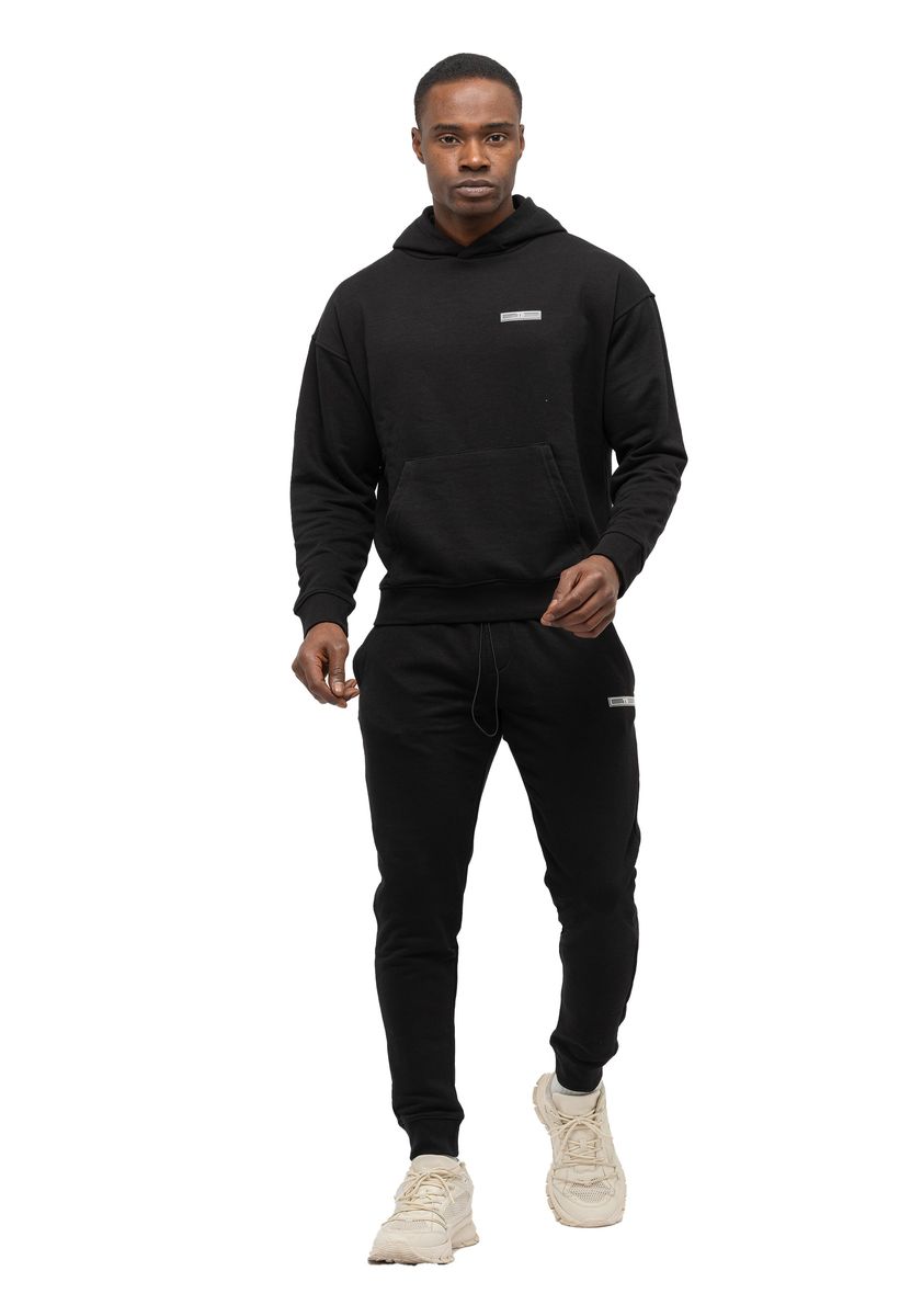 Herren Oversized Trainingsanzug mit Logo-Badge