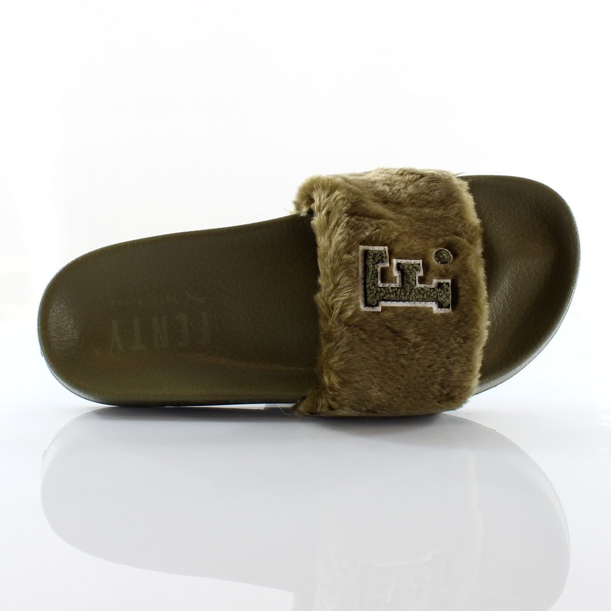 Fenty Pelz Slide Sandale