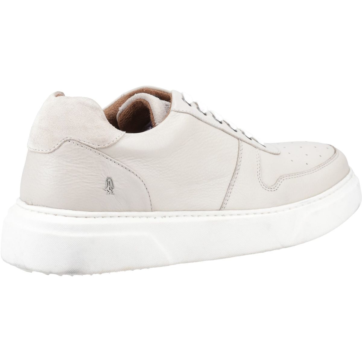 Minimalistischer Leder-Sneaker mit Plateausohle