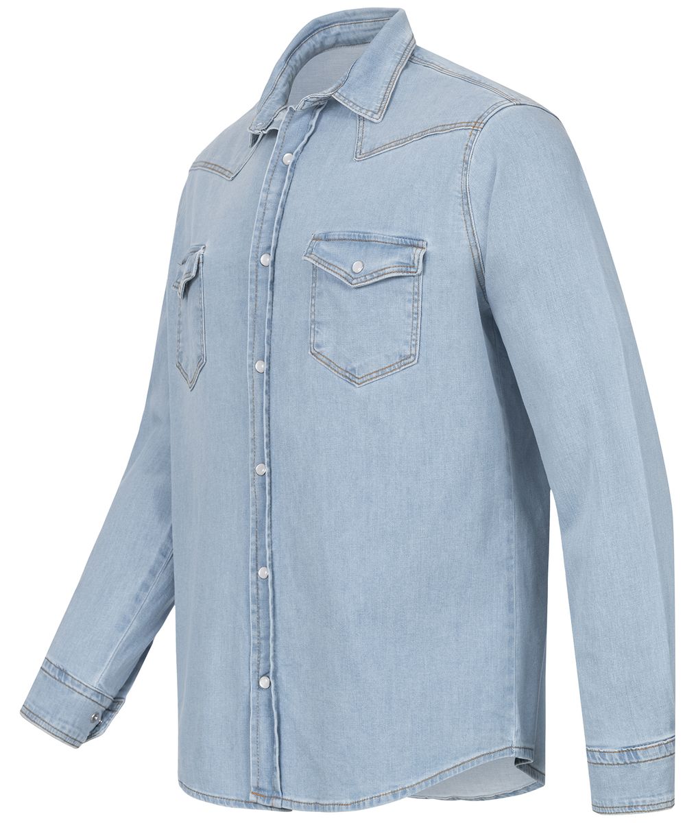 Klassisches Jeanshemd im Western-Stil