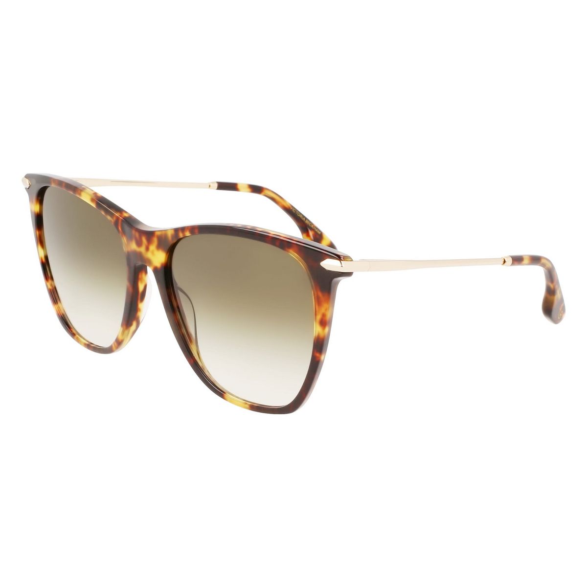 Cat-Eye Sonnenbrille mit Metallbügeln