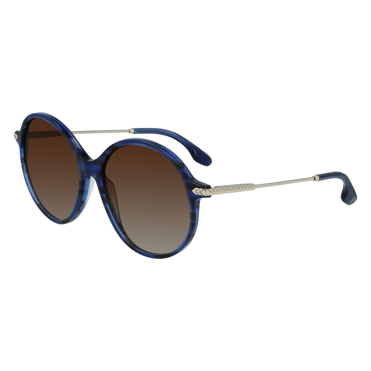 Cat-Eye Sonnenbrille mit Metallbügeln