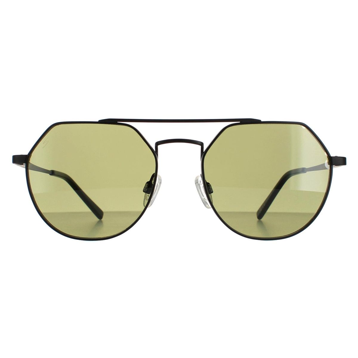 Lunettes de soleil Serengeti Shelby SS533002 Matte Black Spirit Green 555 Nm