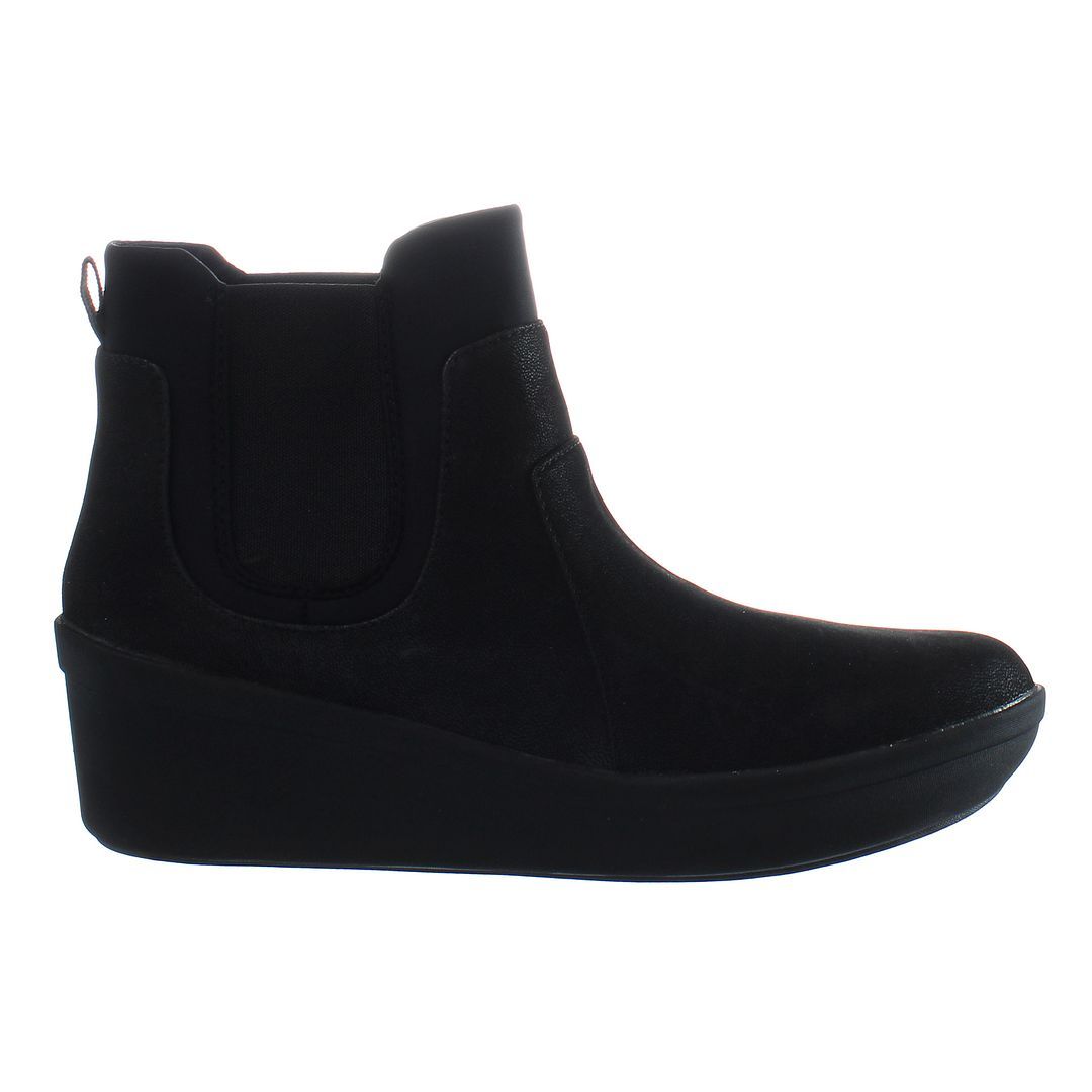 Minimalistische Chelsea-Boots mit Keilabsatz