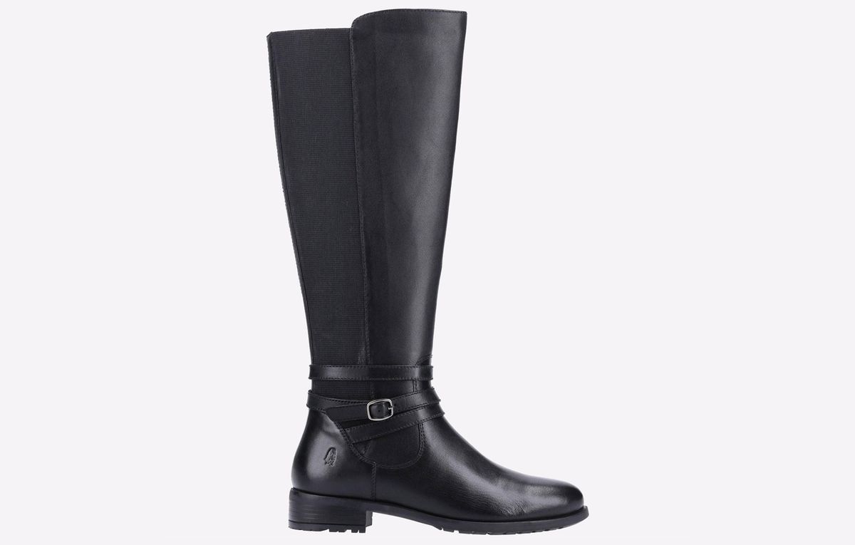 Eleganter hoher Reitstiefel aus Leder