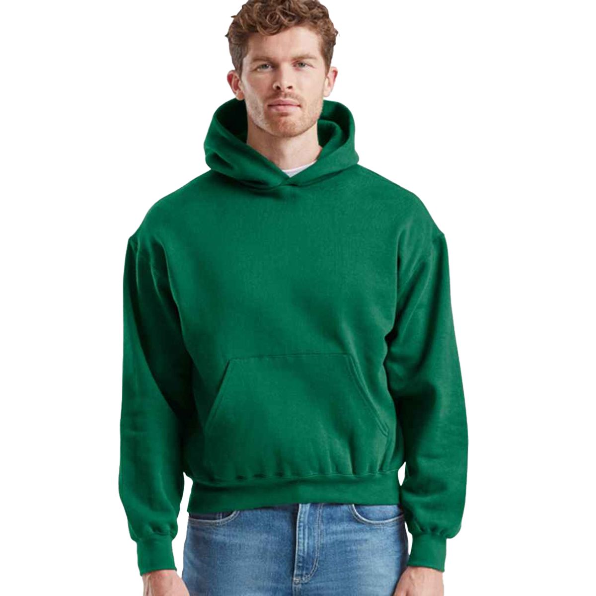 Fruit of the Loom - "Supercotton" Kapuzenpullover für Herren (College Grün)