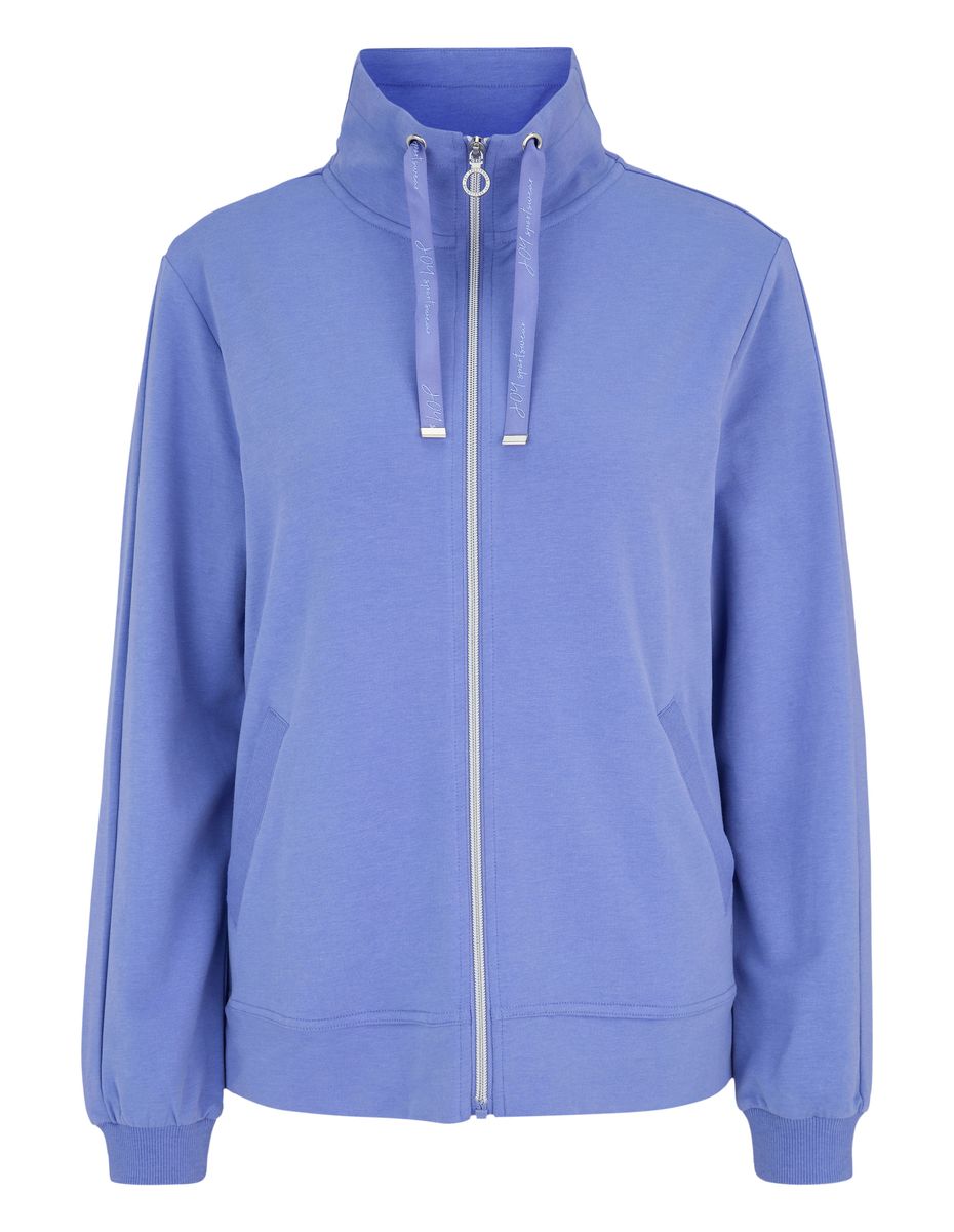 Strickjacke mit Reißverschluss in lockerer Passform