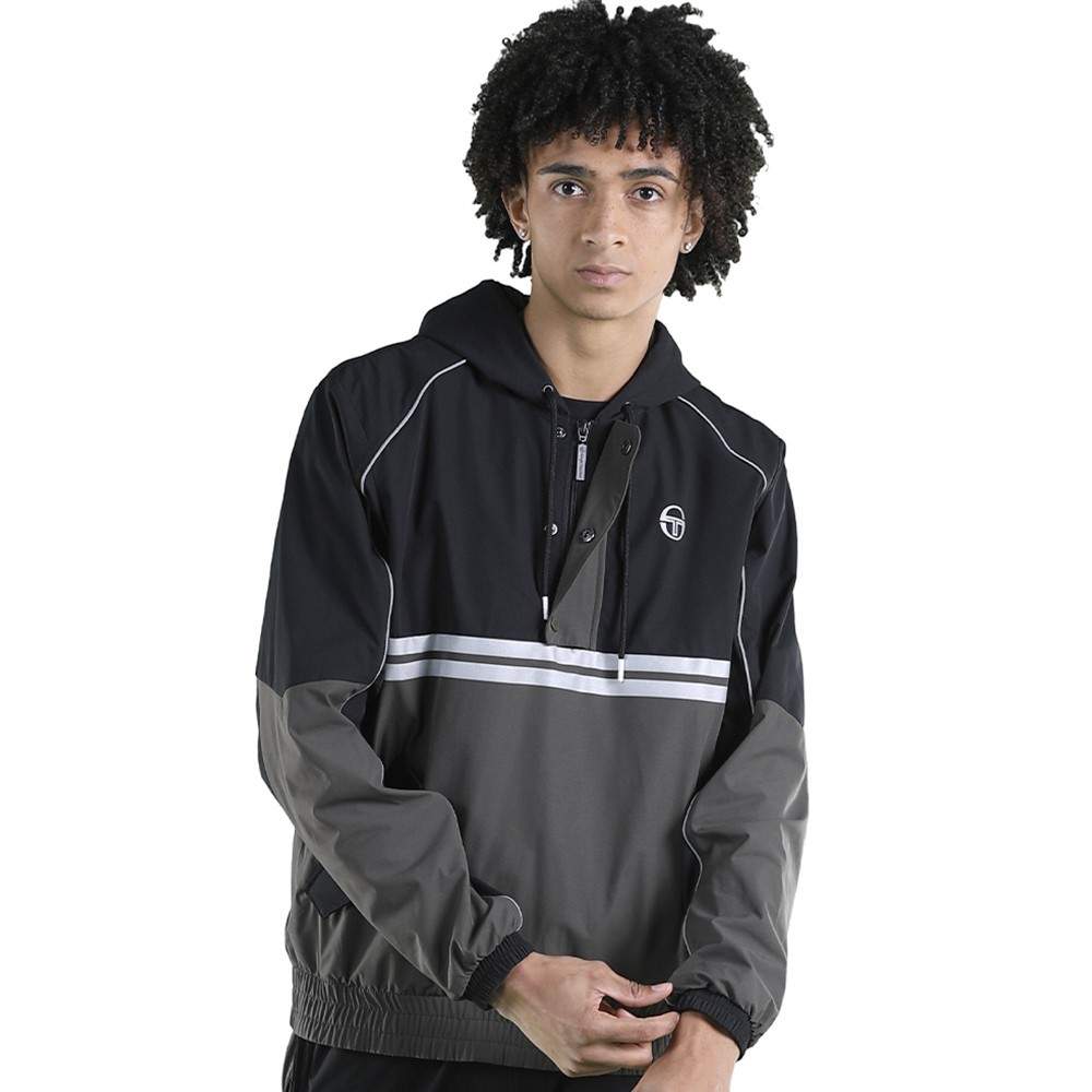 Herren Colorblock-Pulloverjacke