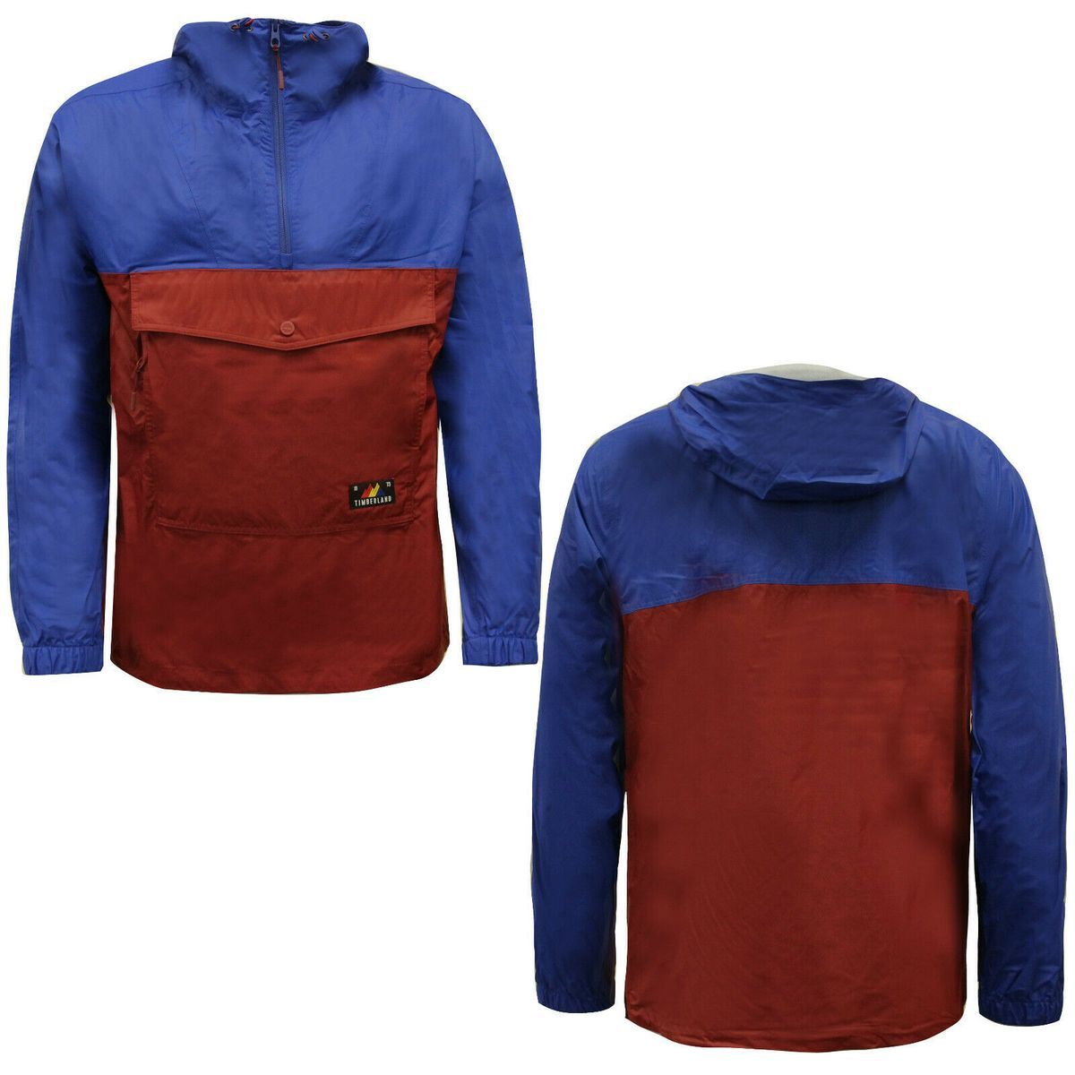 Farblich abgesetzte Anorak Jacke