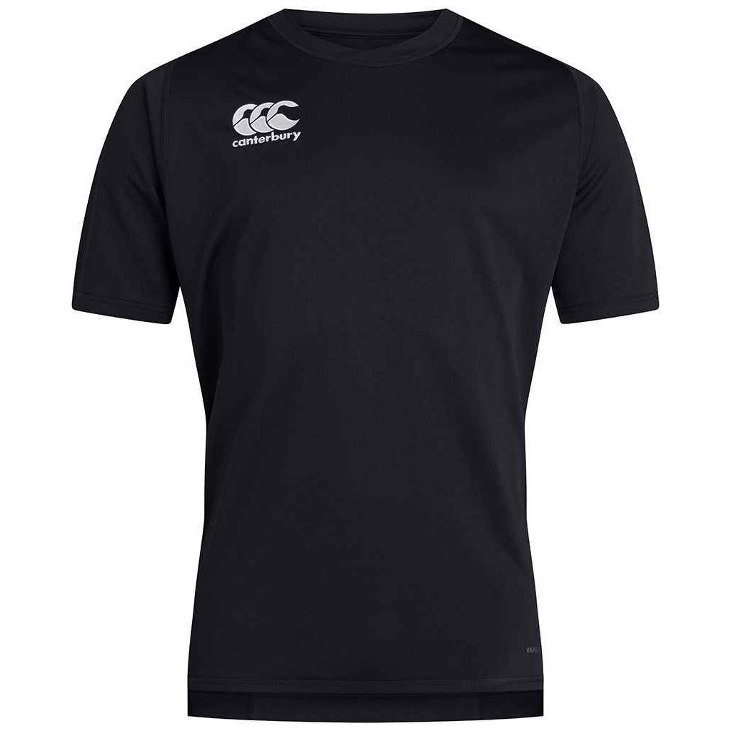 Herren Schwarzes Kurzarm-Trainingsjersey