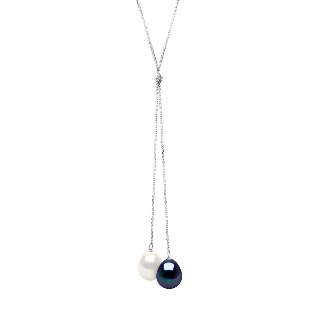 You & Me Perlen-Lariat-Halskette