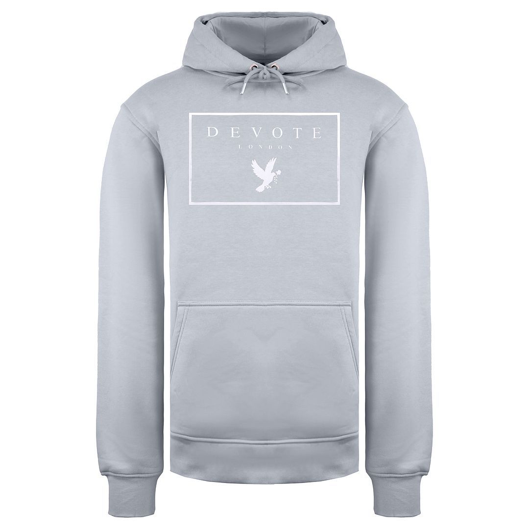 Devote London Hoodie mit Grafikprint