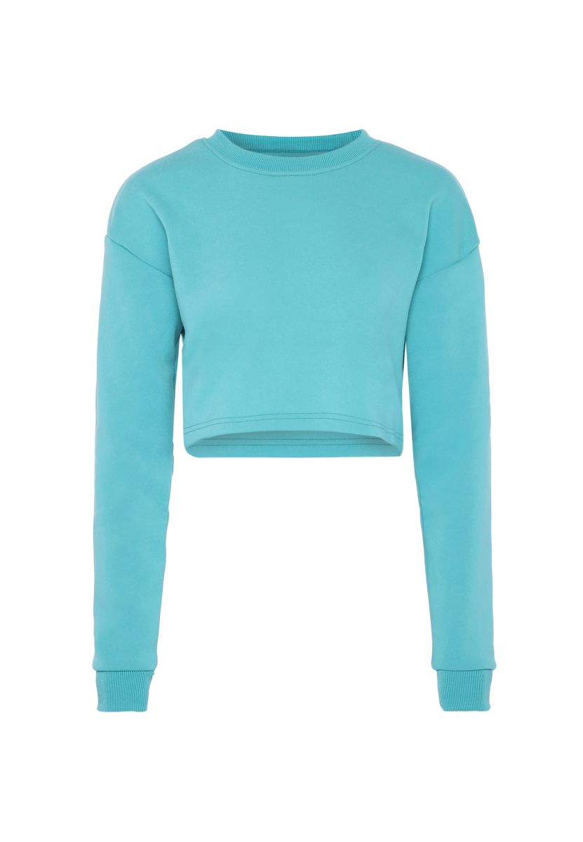 Kurzärmeliges Sweatshirt mit langen Ärmeln