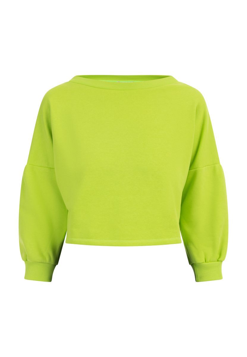 Mymo Sweatshirt Damen Limette