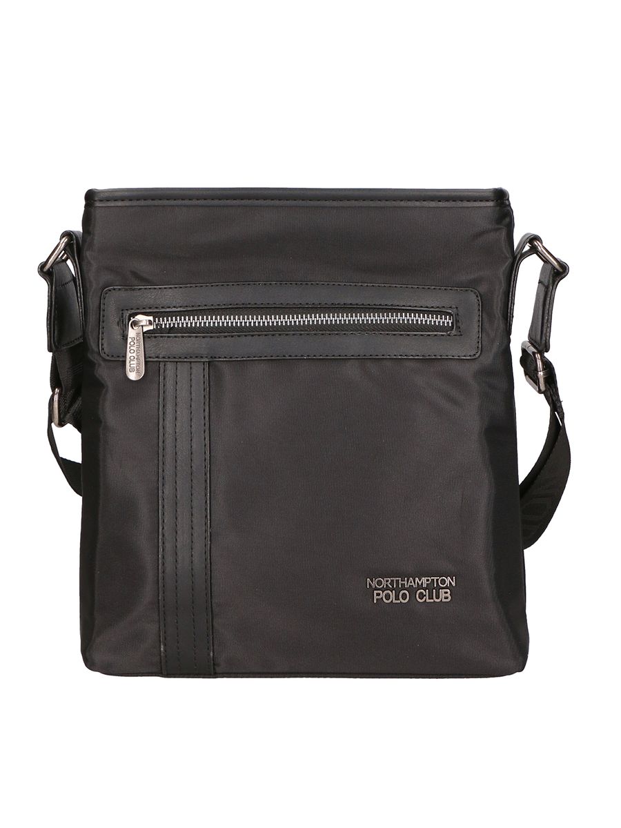 Schwarze Messenger Bag für Herren