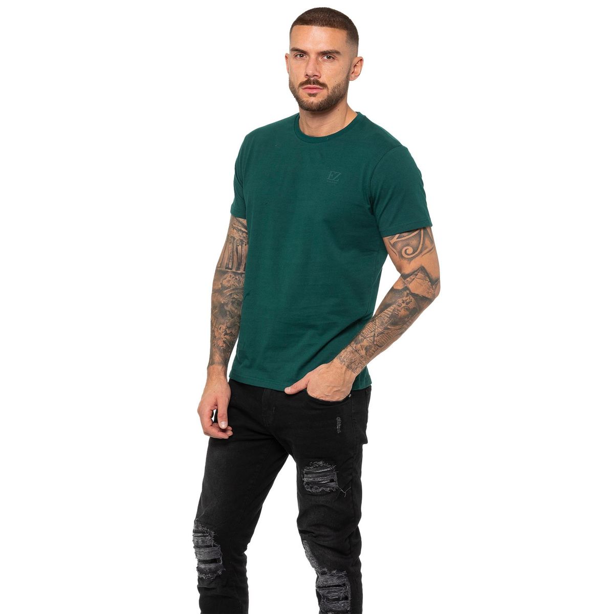 Klassisches Rundhals-T-Shirt