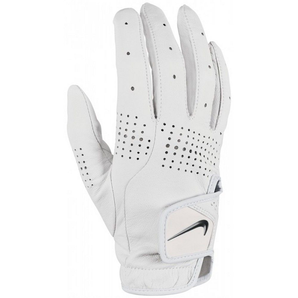 Nike - Damen 2020 - Rechtshänder Golf-Handschuh "Tour Classic III", Leder (Weiß/Schwarz)