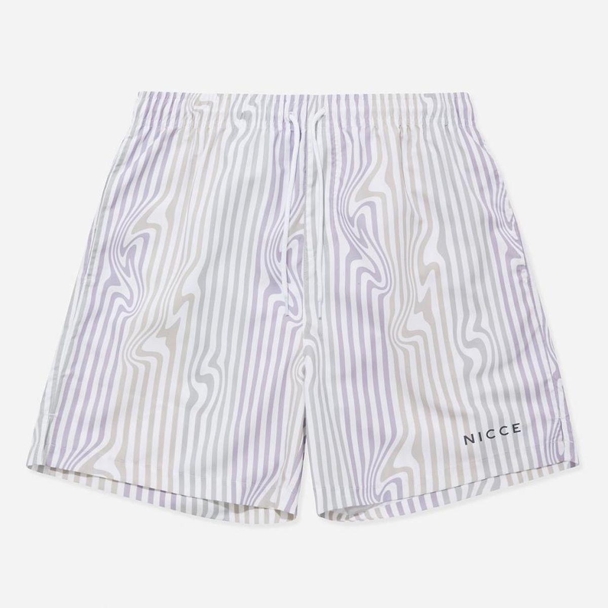Abstrakte gestreifte Badeshorts