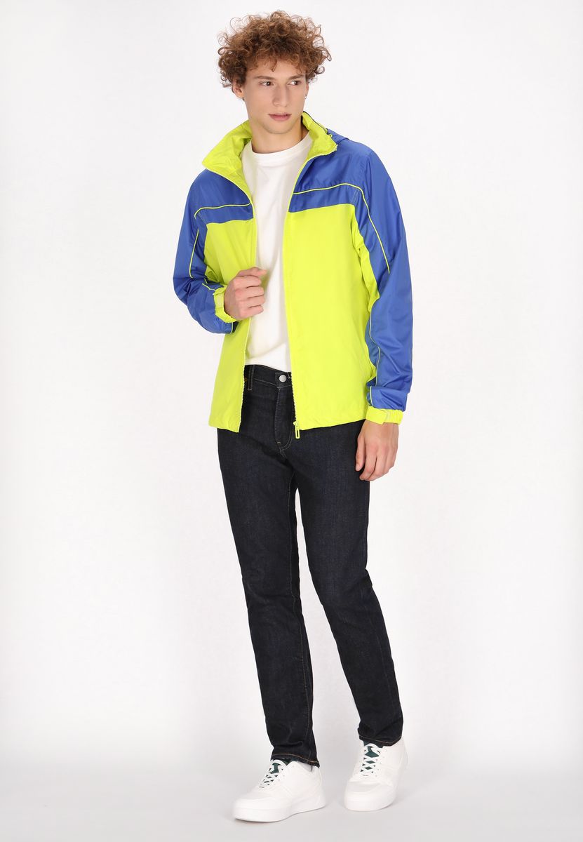 Kapuzenjacke im Color-Blocking Design