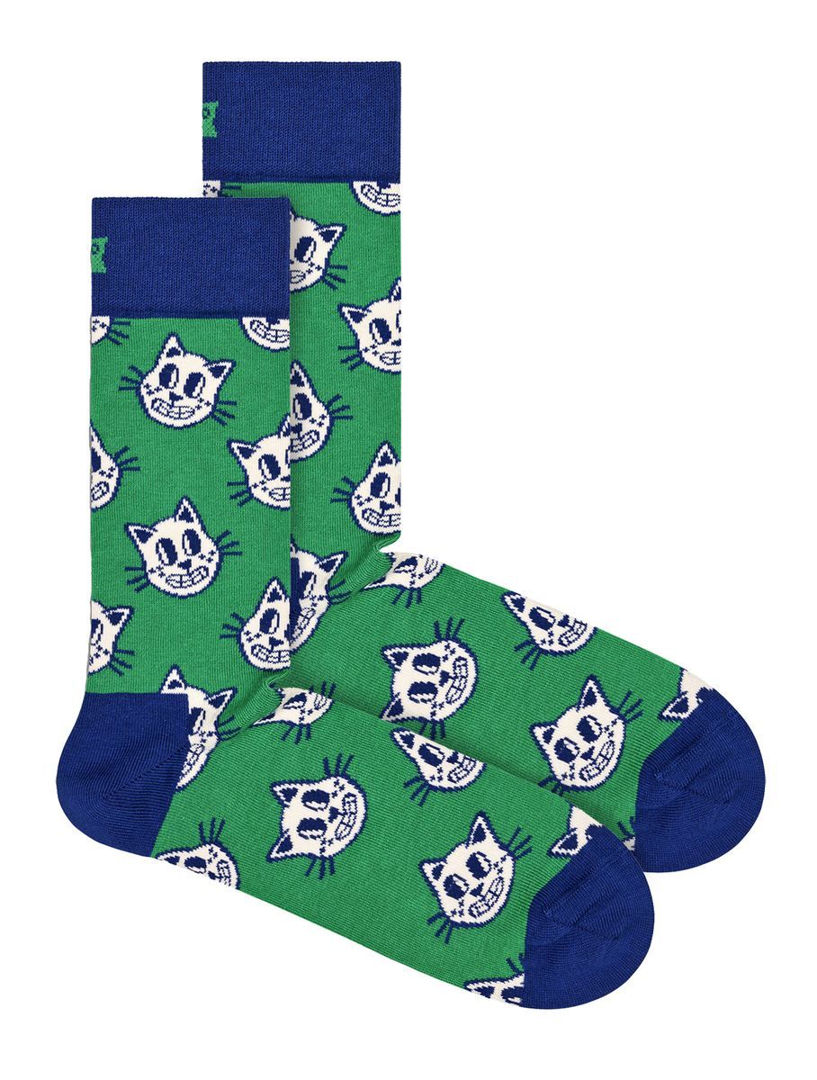 Glückliche Socken - Neuheit Katze Design Socken | großes Geschenk - Katze