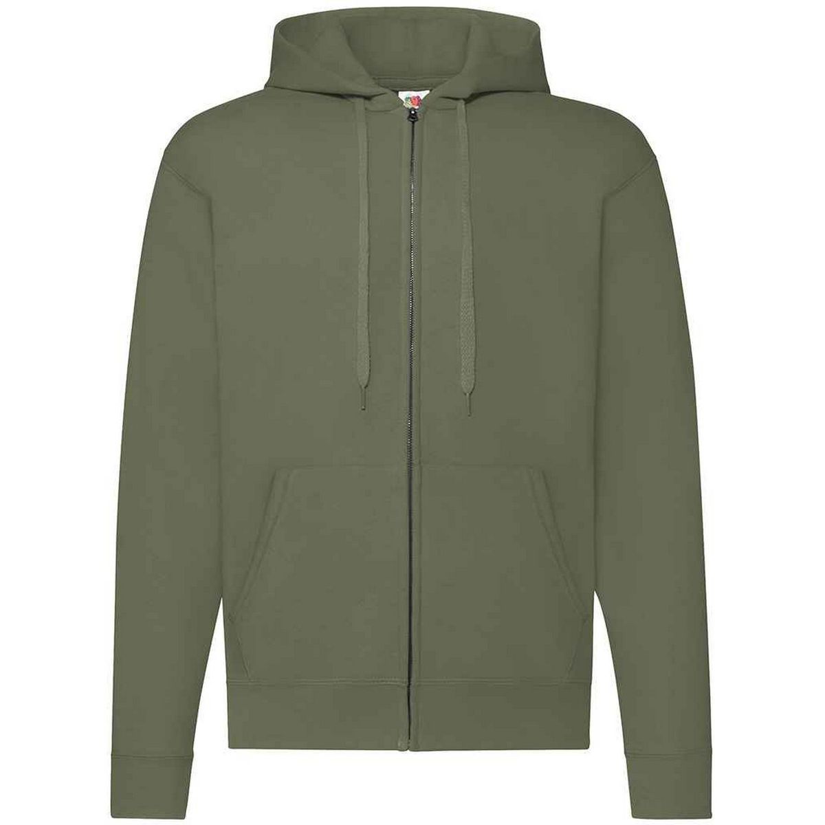 Klassischer Herren Kapuzenpullover mit Reißverschluss