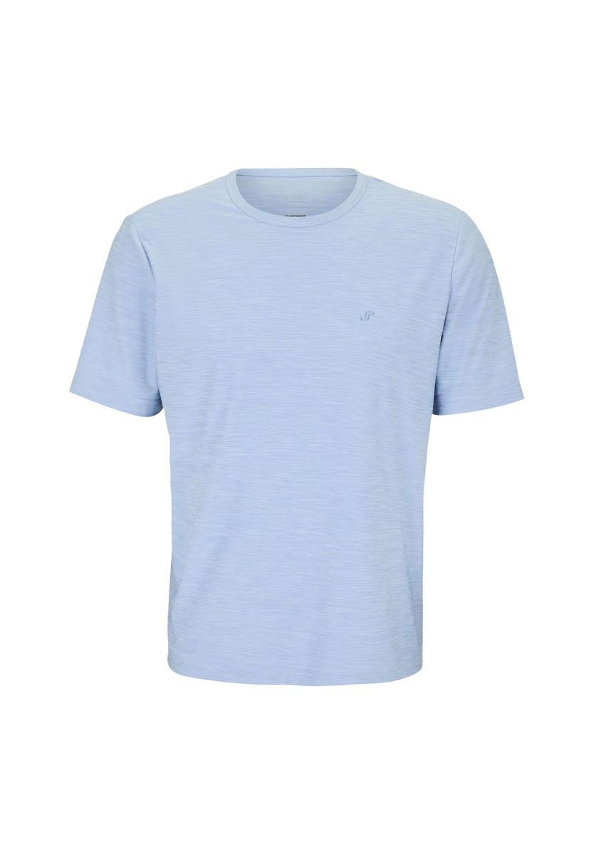 Hellblaues Rundhals-T-Shirt