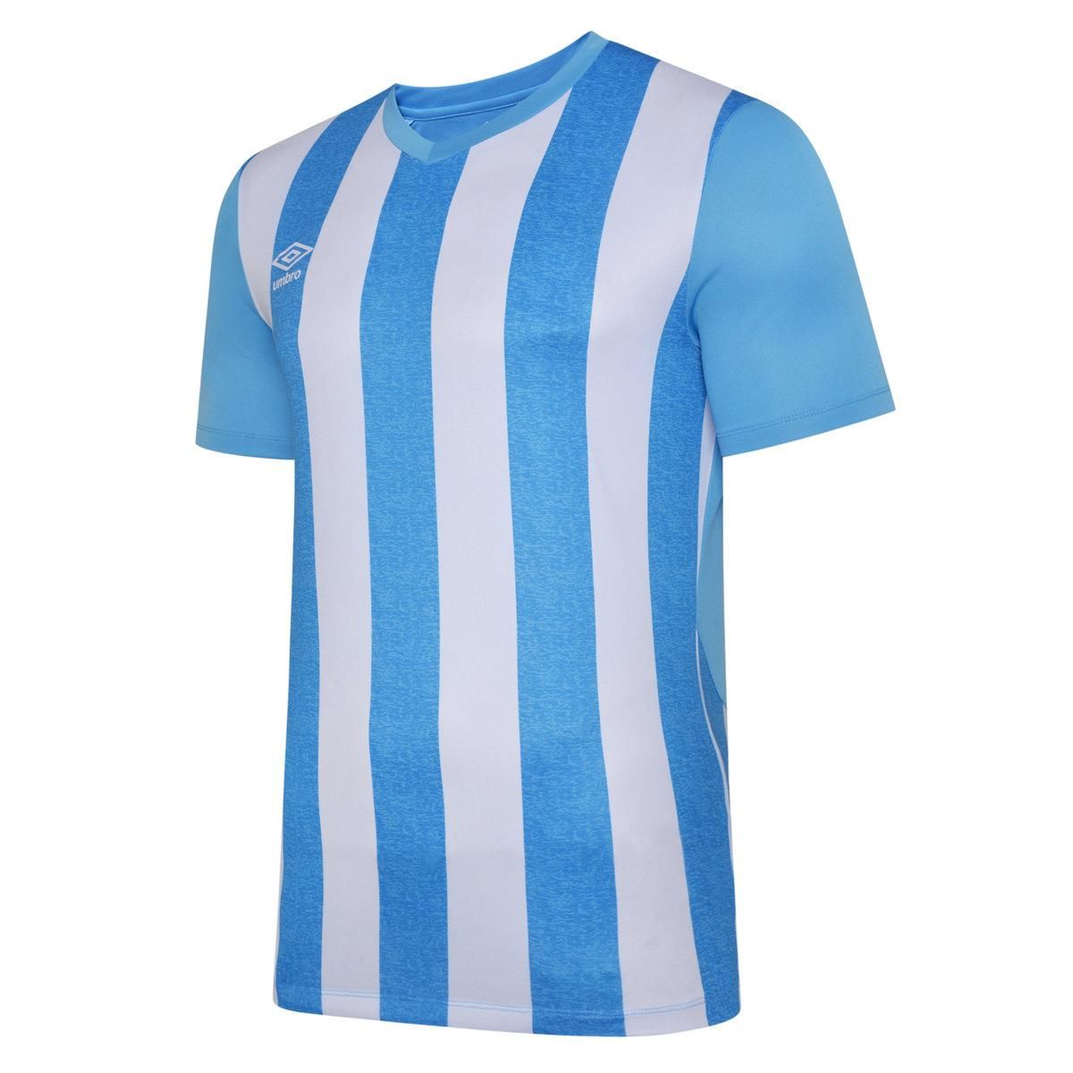 Gestreiftes Kurzarm-Fußballtrikot-Top