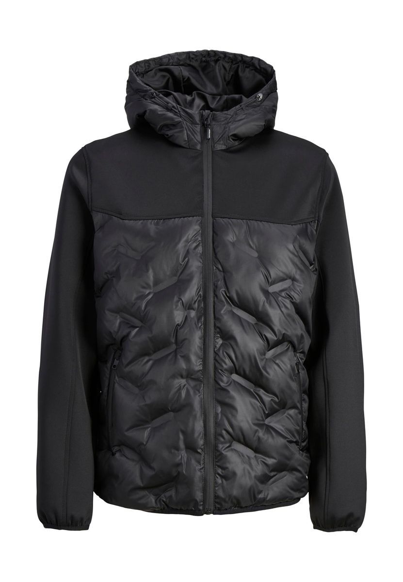 Hybrid-Steppjacke mit Kapuze