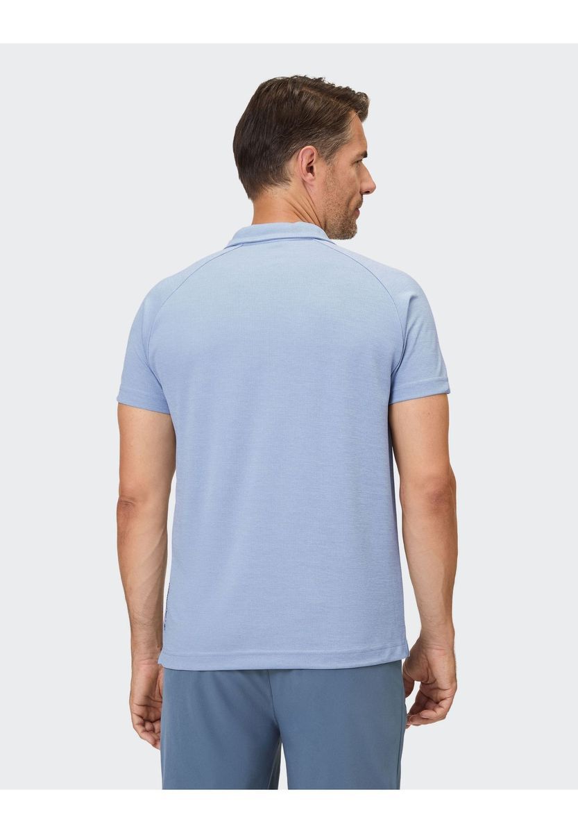 Herren Kurzarm Poloshirt mit Reißverschluss