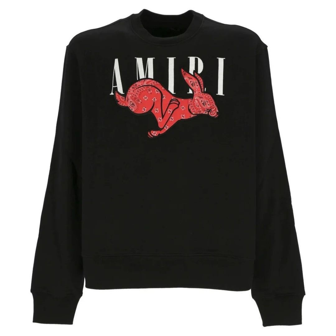 Sweatshirt mit Hasen Grafikprint