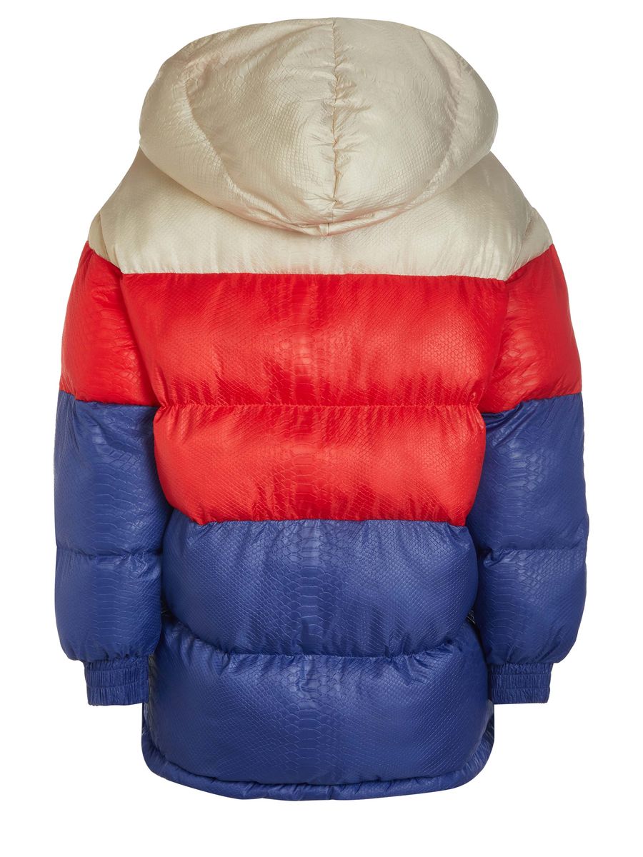 Pufferjacke im Colour-Block-Design