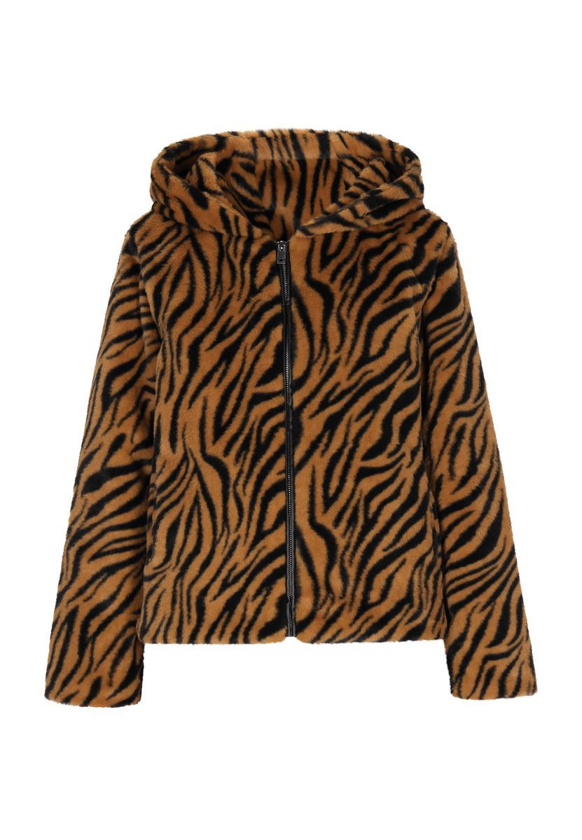 Mymo Jacke Damen braun schwarz