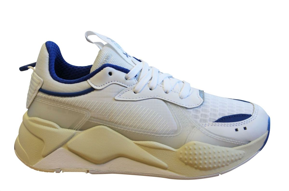 RS-X Tech Weißblaue Turnschuhe