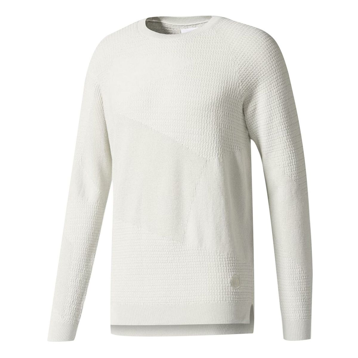 Strukturierter Strickpullover mit Rundhalsausschnitt