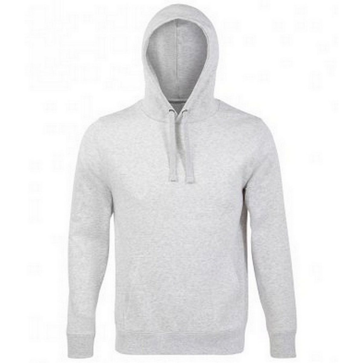 Aschgraues Kapuzenpullover Sweatshirt