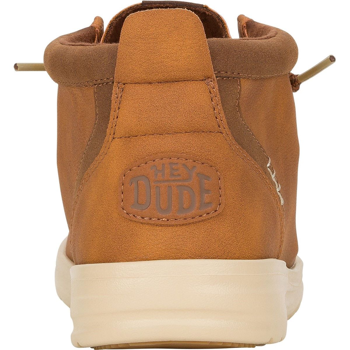 Knöchelhohe Kunstleder-Chukka-Boots