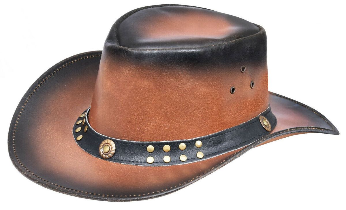Australischer Leder Outback Cowboyhut