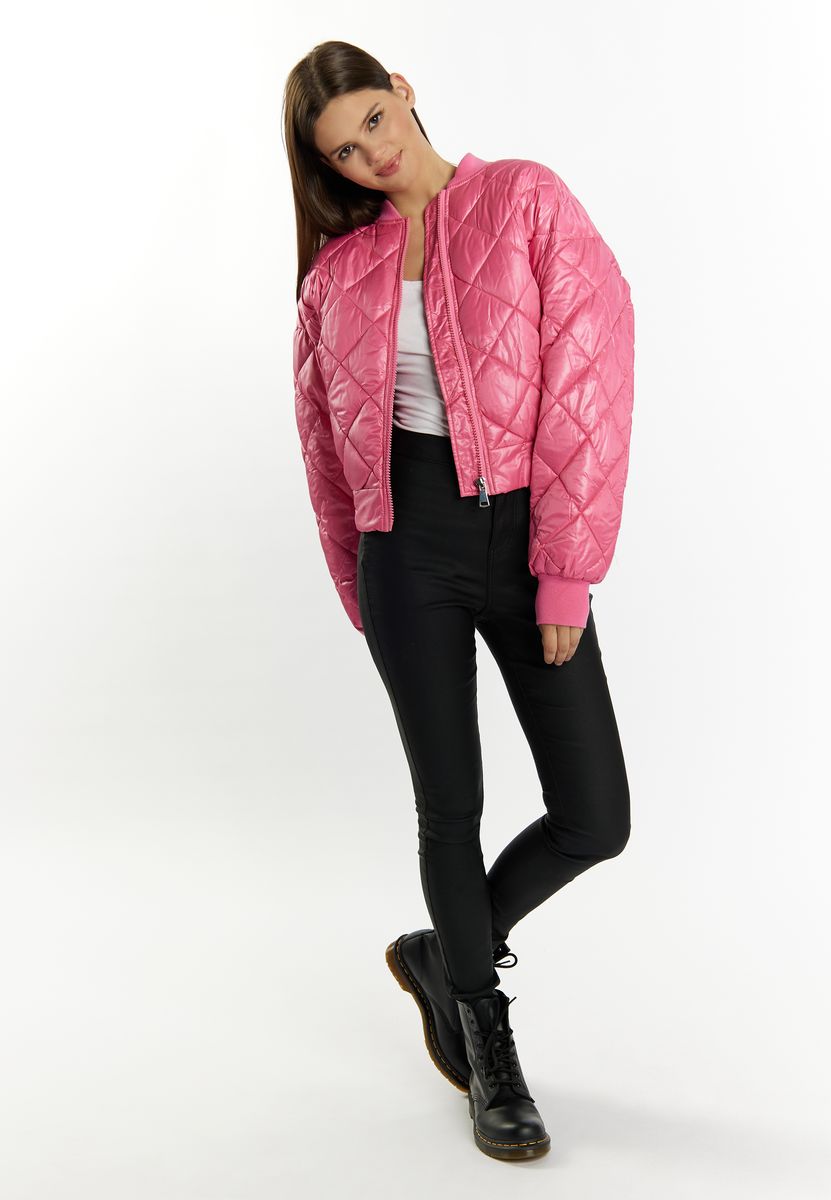 Diamantgesteppter Wattierter Bomber Blouson