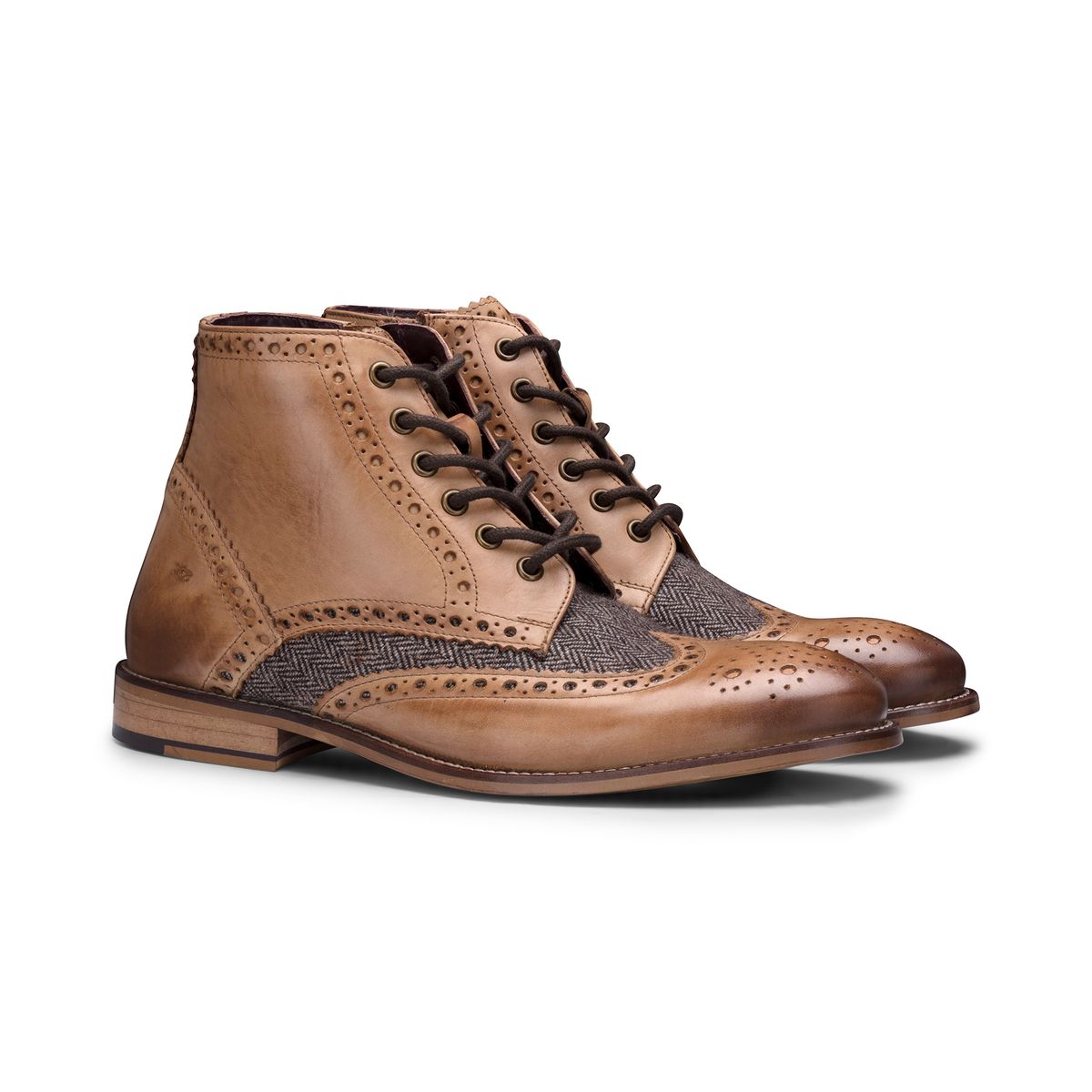 Brogue-Stiefeletten im Gatsby-Stil